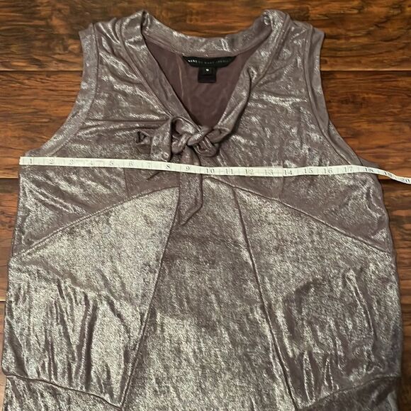 Y2K Marc By Marc Jacobs Brown Metallic Tunic - Picture 5 of 9